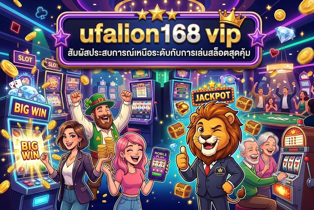 ufalion168 vip: สัมผัสประสบการณ์เหนือระดับกับการเล่นสล็อตสุดคุ้ม